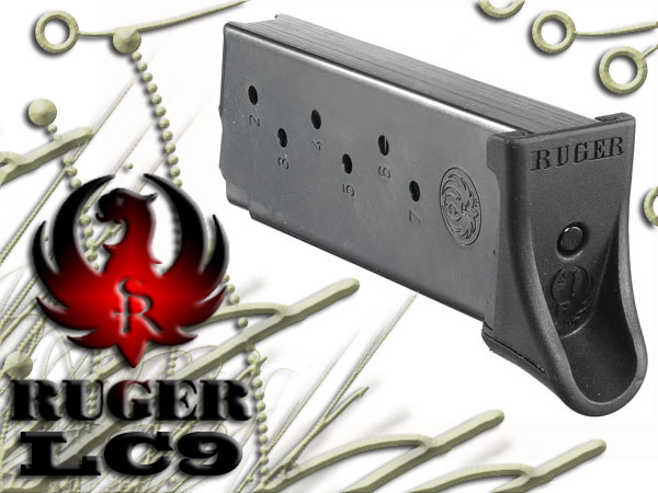 Ruger LC9 Blued 9mm 7 Round extended mag